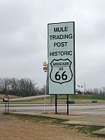 USA - Rolla MO - Mule Trading Post Sign (14 Apr 2009)